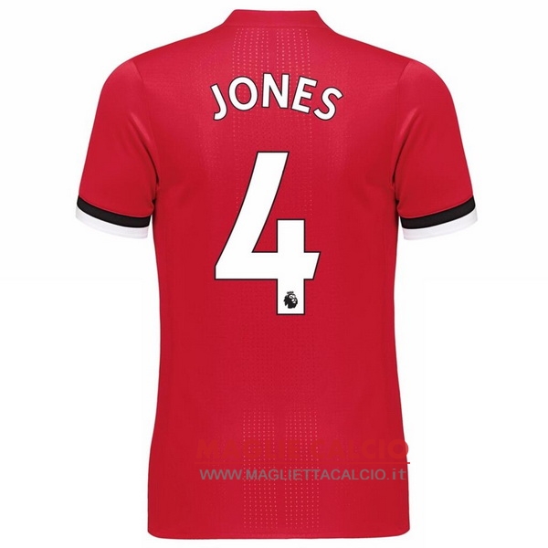 nuova maglietta manchester united 2017-2018 jones 4 prima